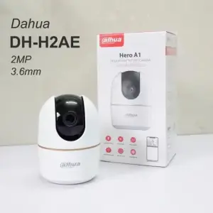 Dahua WiFi Camera 2.0MP Hero A1, góc quay 355°, AI nhận diện người, mic & loa tích hợp, báo động thông minh, chuẩn H.265, kết nối WiFi 2.4GHz và LAN ổn định