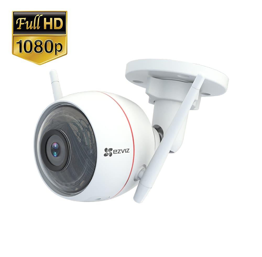 THỦ LĨNH GIÁM SÁT, Ezviz C3W CV310 camera Wifi 2MP, tích hợp còi + đèn chớp kích hoạt tự động, hai chiều thoại, cảnh báo chuyển động, ghi hình Full HD 1080p, bảo vệ cửa, sân vườn thông minh
