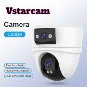 GIÁM SÁT ĐA CHIỀU MẮT, BÁO ĐỘNG TỰ ĐỘNG, VStarcam CS2DR camera wifi dual lens 2.0MP, quay xoay 340°/90°, cảnh báo người, hình ảnh ban đêm màu, hỗ trợ thẻ 256GB, yên tâm an ninh nhà