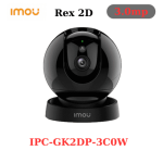 AN NINH GIA ĐÌNH cao cấp — Imou Rex 2D 3MP IPC-GK2DP-3C0W, Xoay ngang 355° dọc 90°, Theo dõi thông minh, Cảnh báo âm thanh bất thường, Chế độ riêng tư, Hồng ngoại 10 m, Kết nối Wifi