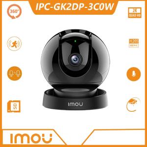 AN NINH GIA ĐÌNH cao cấp — Imou Rex 2D 3MP IPC-GK2DP-3C0W, Xoay ngang 355° dọc 90°, Theo dõi thông minh, Cảnh báo âm thanh bất thường, Chế độ riêng tư, Hồng ngoại 10 m, Kết nối Wifi