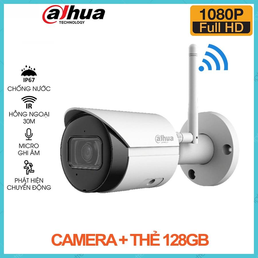 Dahua DH-IPC-HFW1230DS-SAW Camera Wifi 2.0 MP, Ống Kính 2.8 mm, Quay Đêm IR 30m, Chống Ngược Sáng DWDR, Nén H.265+, Hỗ Trợ Thẻ 256GB – Giám Sát Liên Tục, Dễ Cài Đặt