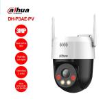 Camera Quay Quét Ngoài Trời DAHUA DH-P3AE-PV 3MP WiFi, Tầm Xa Hồng Ngoại 30m, Đèn LED 30m, Nhận Diện AI Con Người & Xe Cộ, Báo Động Chủ Động, 360° Xem Toàn Cảnh
